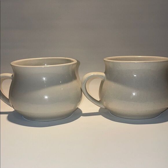 Vintage Mushroom Soup Mugs - Cream - Picture 5 of 9